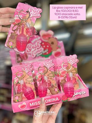 lip gloss capivara e mel
