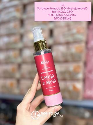 Spray perfumado 120 ml cereja e avelã isis