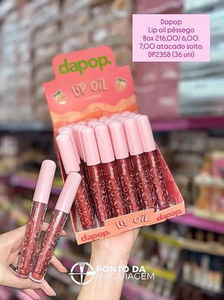 lip oil pêssego dapop