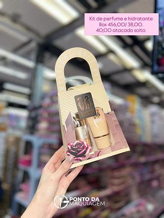 kit perfume e hidratante