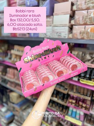 Iluminador e blush Bobbi rara