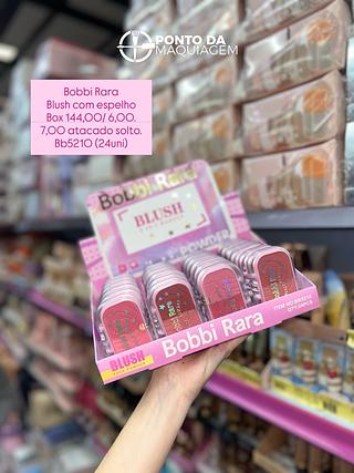 Blush com espelho com pincel Bobbi rara