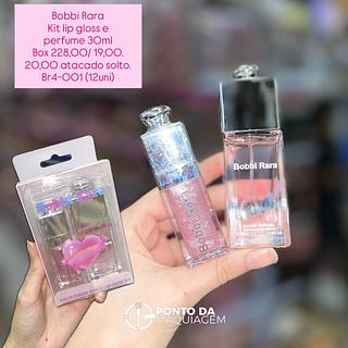 Kit lip gloss e perfume 30 ml Bobbi Rara