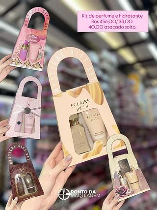 kit perfume e hidratante