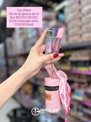 Kit lip gloss e lip oil cocofleur