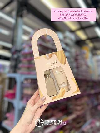 kit perfume e hidratante