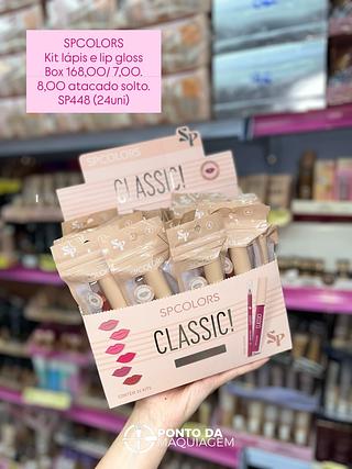 Kit lápis de lip gloss spcolors